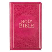 KJV Deluxe Gift Bible-Pink LuxLeather Indexed | SHOPtheWORD