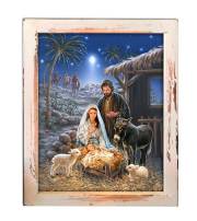 Shadowbox-A Savior Is Born-LED Tabletop w/Timer (8" x 10" x 2") | SHOPtheWORD