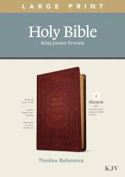 KJV Large Print Thinline Reference Bible/Filament Enabled Edition-Burgundy LeatherLike | SHOPtheWORD