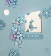 NLT Thrive Bible-Blue Floral Hardcover | SHOPtheWORD