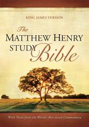KJV Matthew Henry Study Bible-Black Bonded Leather | SHOPtheWORD