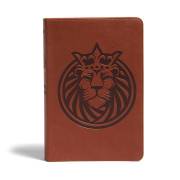 KJV Kids Bible-Brown Lion LeatherTouch | SHOPtheWORD