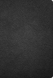 KJV Large Print Ultrathin Reference Bible-Black Premium Leather (Black Letter) (Nov) | SHOPtheWORD