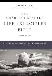 NASB Charles F. Stanley Life Principles Bible (2nd Edition) (Comfort Print)-Hardcover | SHOPtheWORD