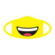 Face Mask-Emoji Smiling (One Size/Snug Fit) | SHOPtheWORD