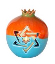 Candle Holder-Pomegranate Tealight (5" x 4") (#43145) | SHOPtheWORD