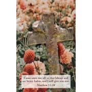 Bulletin-Come Unto Me, All Ye That Labour (Matthew 11:28, KJV) (Pack Of 100) | SHOPtheWORD