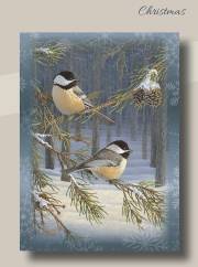 Card-Boxed-Christmas-Woodland Chickadees w/Scripture (Box Of 12) | SHOPtheWORD