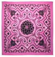 Bandana-Set Your Mind On Things Above-Pink Cotton (22" x 22") | SHOPtheWORD