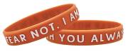 Power Bands-Fear Not. I Am With You Always. (.5"W 3.75" Dia) (Pack Of 12) | SHOPtheWORD