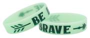 Power Bands-Be Brave (.5"W 2" Dia) (Pack Of 12) | SHOPtheWORD