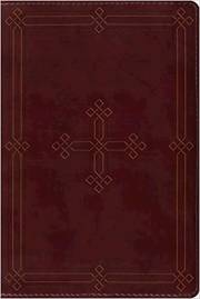 ESV Study Bible/Personal Size-Crimson Cross TruTone | SHOPtheWORD