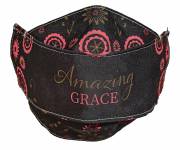 Face Mask-Amazing Grace-Black | SHOPtheWORD