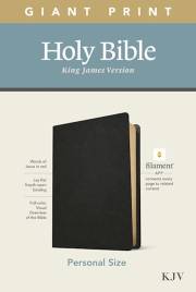 KJV Personal Size Giant Print Bible/Filament Enabled-Black Genuine Leather | SHOPtheWORD