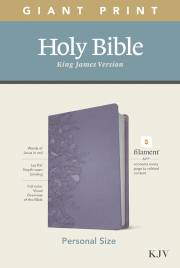 KJV Personal Size Giant Print Bible/Filament Enabled-Peony Lavender LeatherLike | SHOPtheWORD