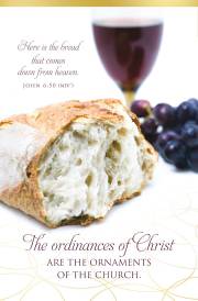 Bulletin-Here Is The Bread That Comes Down From Heaven (John 6:50) (Pack Of 100) | SHOPtheWORD
