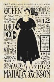 Bulletin-Mahalia Jackson (Psalm 23:1,2) (Black History) (Pack Of 100) | SHOPtheWORD