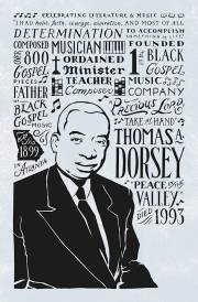 Bulletin-Thomas A. Dorsey (Psalm 31:24) (Black History) (Pack Of 100) | SHOPtheWORD