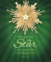 Bulletin-When They Saw The Star, They Rejoiced.... (Matthew 2:10) (Pack Of 100)-Legal Size | SHOPtheWORD