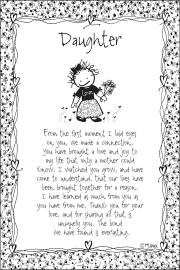 Plaque-Marci Art-Dughter (6" x 9") | SHOPtheWORD
