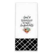 Tea Towel-Food & Friendship (18 x 28) | SHOPtheWORD