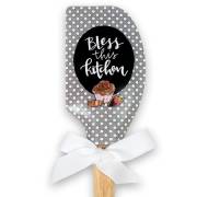 Spatula-Bless This Kitchen-W/Measuring Table On Back (Silicone) | SHOPtheWORD