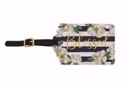 Luggage Tag-Blessed/Magnolias (3.25" x 5") (Set Of 2) | SHOPtheWORD
