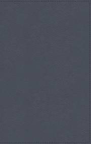 Span-NBLA MacArthur Study Bible-Slate Blue Genuine Leather (Biblia De Estudio Macarthur) (May) | SHOPtheWORD