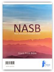NASB 2020 Giant Print Text Bible-Grey Leathertex (#3335) | SHOPtheWORD