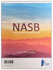 NASB 2020 Giant Print Text Bible-Brown Leathertex Indexed (#3336-I) | SHOPtheWORD