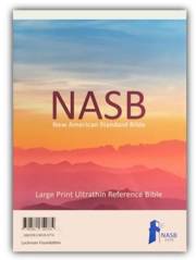 NASB 2020 Large Print Ultrathin Reference Bible-Black Genuine Leather (#3563) | SHOPtheWORD