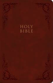 KJV Large Print Personal Size Reference Bible-Burgundy LeatherTouch | SHOPtheWORD