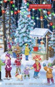 Gourmet Chocolate Advent Calendar-Woodland Skaters (8.5 x 13.75) | SHOPtheWORD