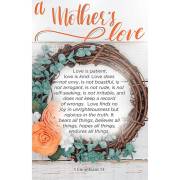 Bulletin-A Mother's Love (1 Corinthians 13:4-7,CSB) (Pack Of 100) | SHOPtheWORD