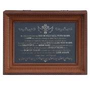 Music Box-Broken Chain-Brown/How Great Thou Art (8" X 6.25" X 2.75") | SHOPtheWORD