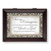 Music Box-Be Strong-Brown/Fur Elise (6.25" X 4" X 2.75) | SHOPtheWORD