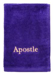 Towel-Apostle-Purple w/Gold Lettering | SHOPtheWORD