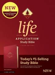 NIV Life Application Study Bible (Third Edition)-Berry LeatherLike (RL) | SHOPtheWORD
