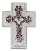 Cross-First Communion-Wood/Metal (6.25") | SHOPtheWORD