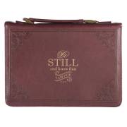 Bible Cover LG Red Be Still Psalm 46:10 | SHOPtheWORD