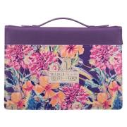 Bible Cover MED Purple Trust in the Lord Jer. 17:7 | SHOPtheWORD