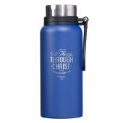 Water Bottle All Things Through Christ Phil 4:13 (Stainless 34 OZ) | SHOPtheWORD