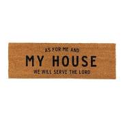 Coir Doormat-As For Me And My House (30" x 10") | SHOPtheWORD