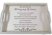 Serving Tray-Amazing Woman (18 x 12) | SHOPtheWORD
