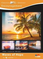 Card-Boxed-Waves Of Hope Assorted Encouragement (KJV) (Box Of 12) | SHOPtheWORD