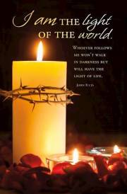 Bulletin-I Am The Light Of The World (John 8:21b) (Pack Of 50) | SHOPtheWORD