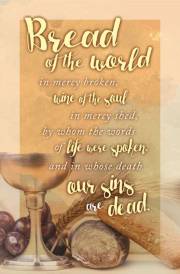 Bulletin-Bread Of The World In Mercy Broken (Maundy Thursday) (Pack Of 50) | SHOPtheWORD