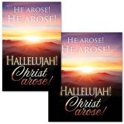 Bulletin-He Arose! Hallelujah! Christ Arose!-Legal Size (Pack Of 50) | SHOPtheWORD