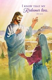 Bulletin-I Know My Redeemer Lives (Job 19:25) (Pack Of 100) | SHOPtheWORD