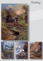 Card-Boxed-Birthday-Trains (Box Of 12) | SHOPtheWORD